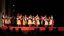 Děti z celého kraje ukázaly své taneční a pěvecké  umění na přehlídce folklórních tanců.