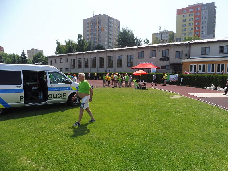 Družstva seniorů sportovala na seniorských hrách.