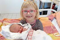 Magdaléna Vonšovská z Písku. Dcera Lucie Křížkové a Vojtěcha Vonšovského se narodila 30. 12. 2020 v 17.43 hodin. Při narození vážila 3850 g a měřila 52 cm. Doma ji přivítala sestřička Josefinka (6).