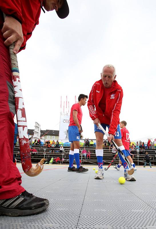 Jan Pirk si na Lipně zavzpomínal na léta, kdy hrával pozemní hokej