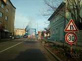 Modrý most v Českých Budějovicích. Od 12. 4. je uzavřen kvůli opravě.