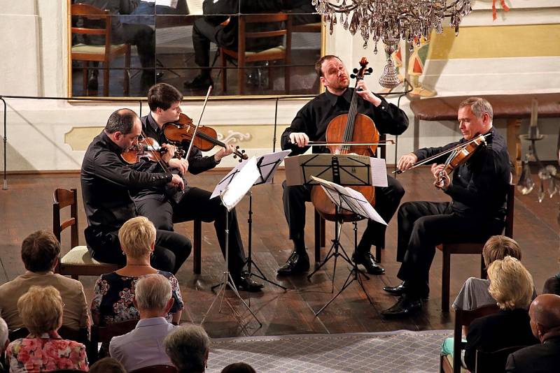 Talichovo kvarteto odehrálo na českokrumlovském Festivalu komorní hudby strhující koncert.