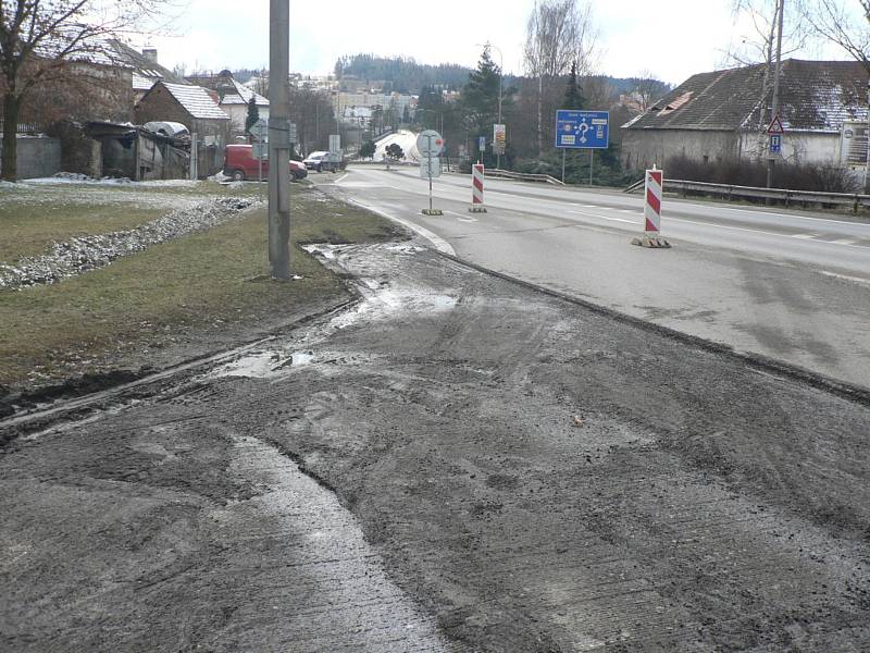 Uzavírky na Českobudějovicku. Týn nad Vltavou.