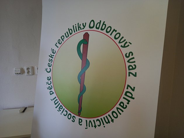 Znak Odborového svazu zdravotnictví a sociální péče ČR.