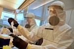 Českobudějovické Biologické centrum Akademie věd ČR otevřelo od pondělí 11. května novou laboratoř na testování vzorků, kde lze zkoumat i vzorky krve ohledně  přítomnosti koronaviru v těle pacienta.