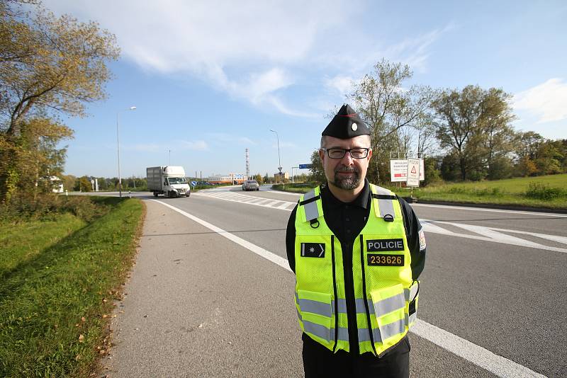 Změna přednosti v jízdě na kruhovém objezdu na Okružní v Českých Budějovicích.