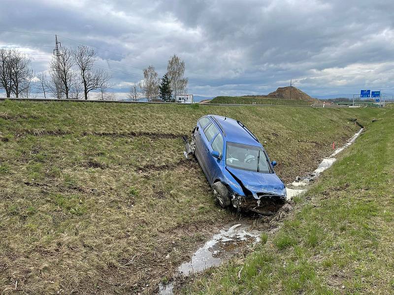 Nehody na čtyřproudovce z Budějovic na Lišov.