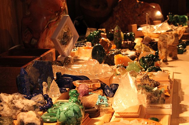 Výstava obsahuje i minerály. Ilustrační foto