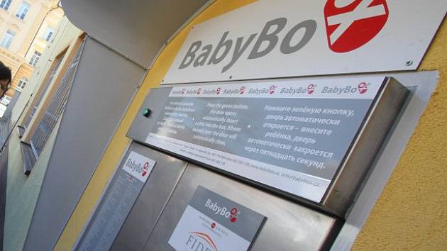Babybox v Českých Budějovicích.