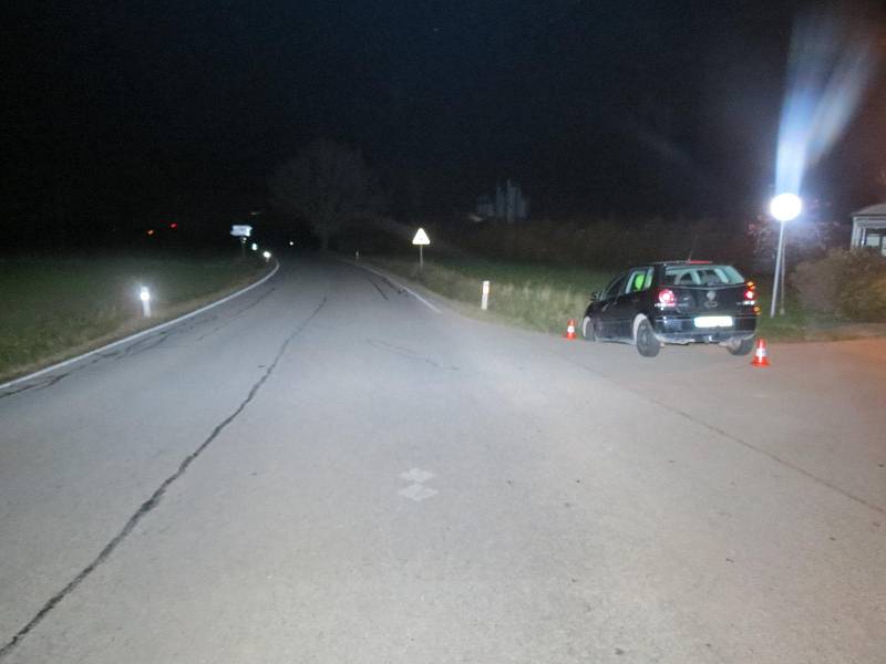 Řidič, který v nočních hodinách havaroval u Ohrazení na Budějovicku, nadýchal přes 5,6 promile.