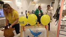 Švédský den v plánovacím centru firmy IKEA v Českých Budějovicích.