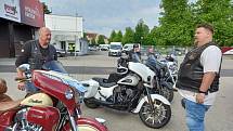 V pátek 10. června 2022 začal v Českých Budějovicích sraz přátel motocyklů značky Indian.
