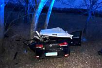 V sobotu ráno po nárazu do stromu zemřela u Češnovic na Budějovicku, na hlavním tahu z Budějovic na Prachatice řidička osobního auta.