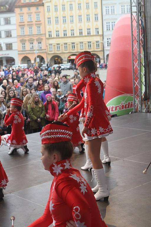 Mezinárodní gymnastické soutěže Eurogym začne v Českých Budějovicích přesně za 101 dní. Na snímku spolek Hlubocké princezny.