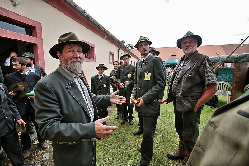 Myslivecké slavnosti v loveckém zámku Ohrada v roce 2018. Ilustrační foto.