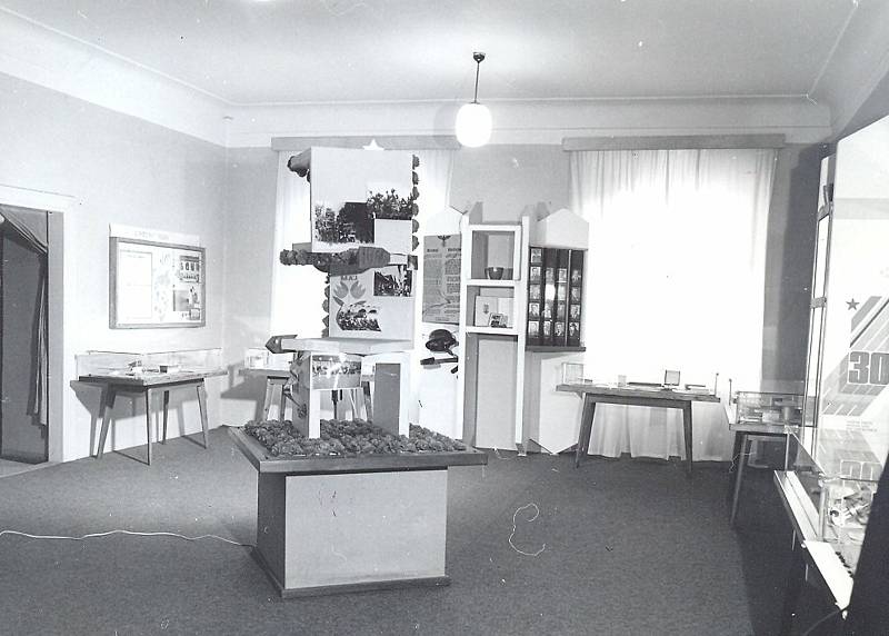 Expozice muzea v roce 1976.