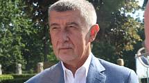 Premiér Andrej Babiš a ministr Karel Havlíček v JE Temelín.