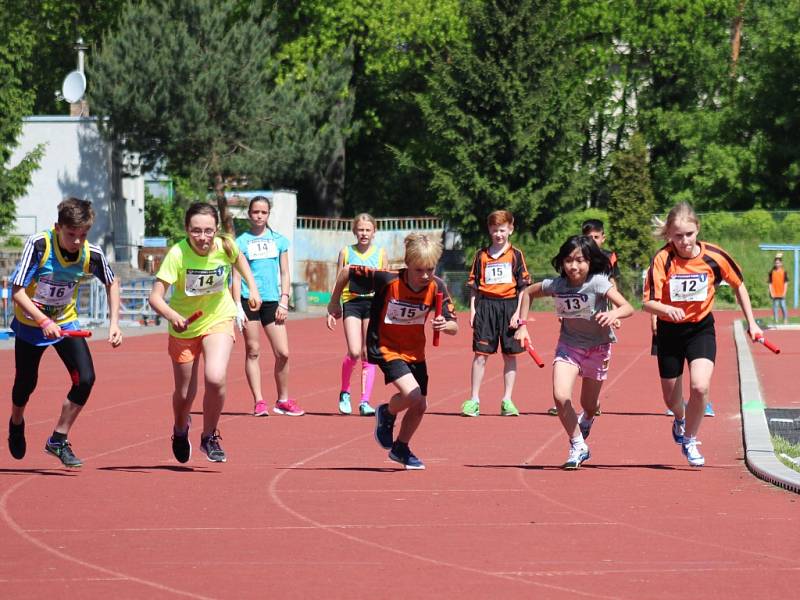 Sokol České Budějovice pořádal ve čtvrtek 18. května Štafetový pohár. Krajského finále se zúčastnilo kolem tří set dětí.