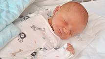 Šimon Beránek z Roku u Sušice. Prvorozený chlapeček se narodil 25. 8. 2021 v 11.28 hodin a při narození vážil 3360 g.