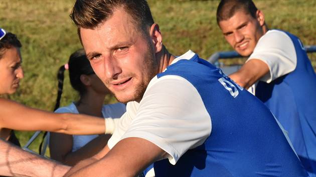Adnan Džafič v zápase Táborska s Třincem (3:2) dal důležitý druhý gól.