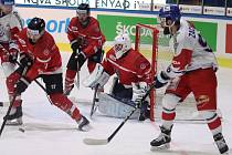 Hokejová reprezentace porazila v rámci Euro Hockey Challenge v Jindřichově Hradci Rakousko 7:2.