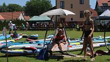 4. ročník MČR v říčním maratonu na paddleboardu. Jelo se ze Zlaté Koruny do Boršova nad Vltavou.