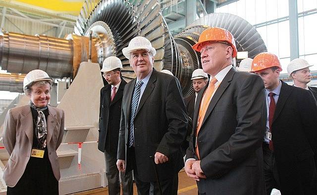 Miloš Zeman se zastavil v jaderné elektrárně Temelín.