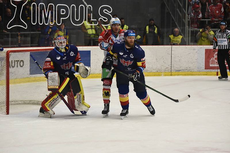 Čtvrtfinále play off hokejové extraligy: Motor ČB - Pardubice