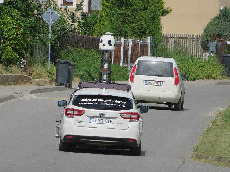 Apple Maps mapuje území republiky z Českých Budějovic. Vozy se tento týden pohybovaly na Táborsku.