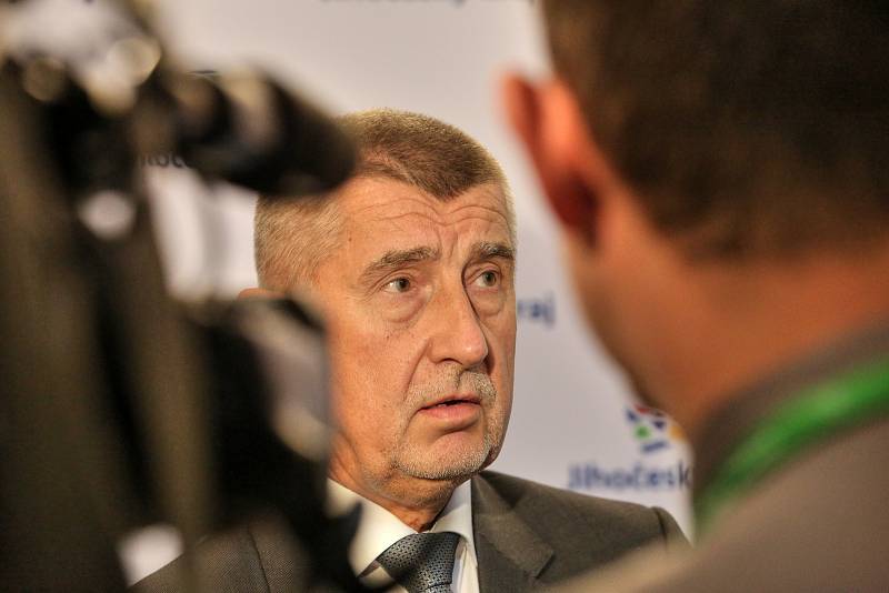 Andrej Babiš v muzeu.