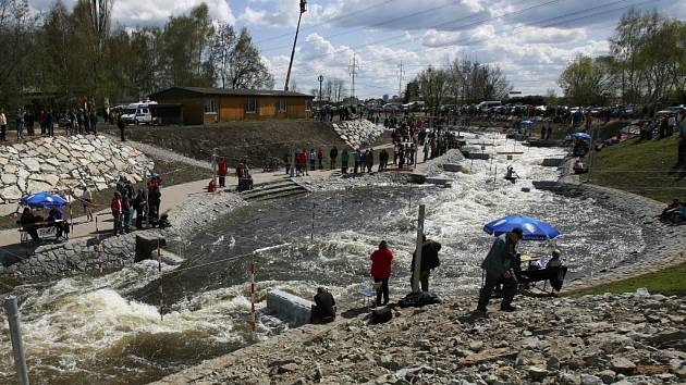 Vodní slalom v Českém Vrbném.