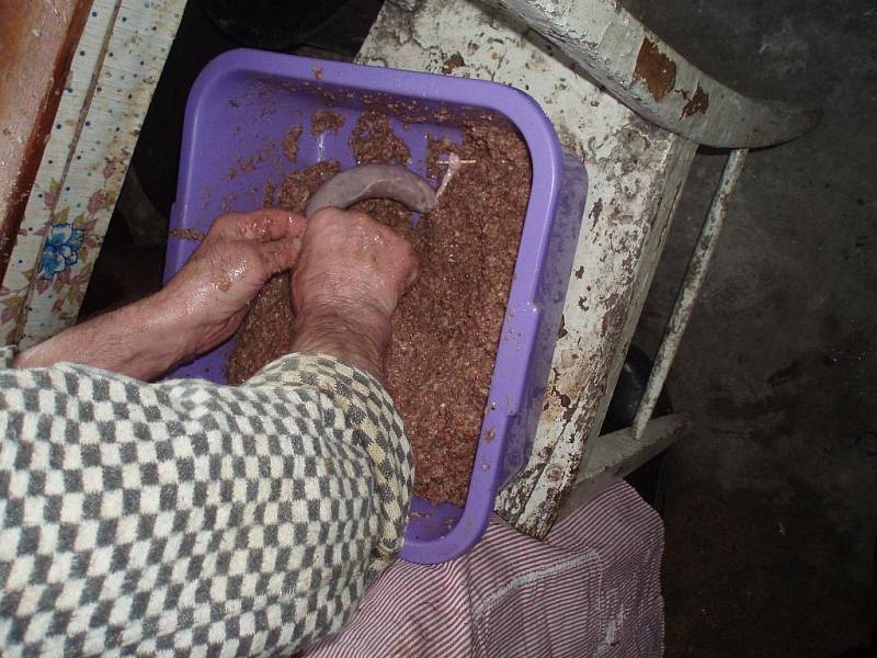 Než se dostanou na stůl výborné zabijačkové pochoutky, stojí to spoustu úsilí. Redaktor Českobudějovického deníku si to vyzkoušel na vlastní kůži