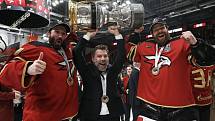 Jihočech Šimon Hrubec slaví triumf v KHL