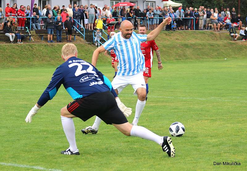 Amfora hrála na oslavách devadesáti let fotbalu na Rudolfově