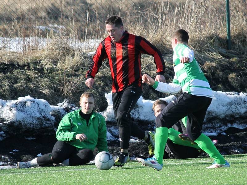 Fotbalisté Malše Roudné v generálce na první jarní kolo podlehli Lažišti 0:1.