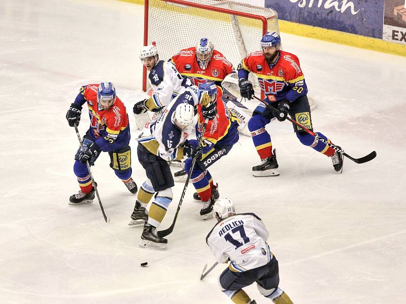 Motor hostil v play off hokejisty z Kladna.