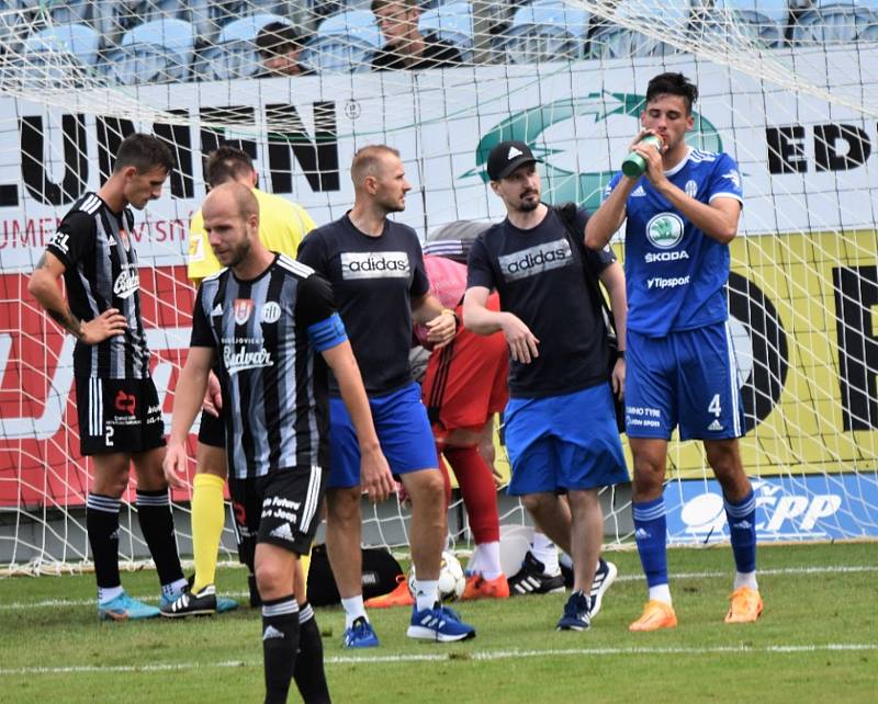 FORTUNA:LIGA: Dynamo ČB - Mladá Boleslav 0:2 (0:0).