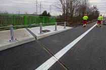 Na opraveném mostu v Českém Vrbném skončila omezení provozu od 17. prosince 2021.
