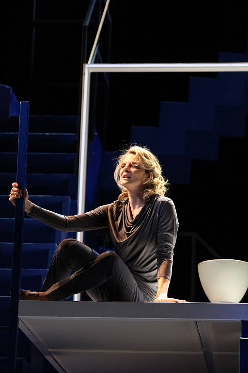 Linecké Hudební divadlo hraje muzikál Next to Normal, velký hit Broadwaye. Na snímku Kristin Hölck v hlavní roli Diany.