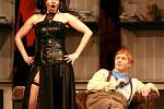 Komickou operu Don Pasquale uvede 2. prosince operní soubor Jihočeského divadla. Na snímku Eva Štruplopvá jako Norina a Pavel Klečka jako Don Pasquale.
