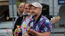 Buskers Fest České Budějovice.