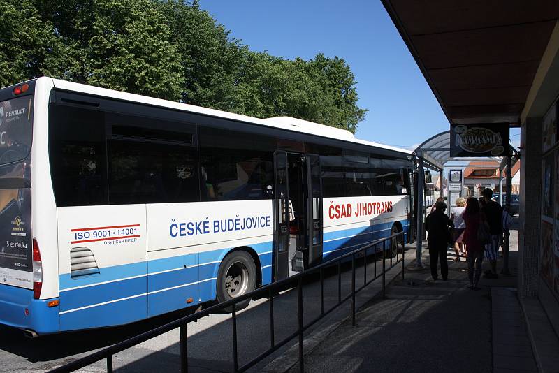 Borovanští se mohou těšit na rekonstrukci autobusového nádraží. Foto: Deník/ Jitka Davidová