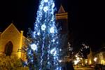 3. Vánoční strom v Hluboké nad Vltavou, město