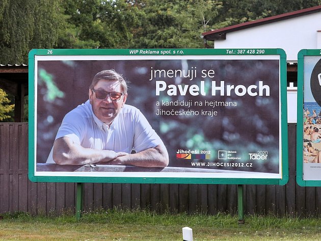 Předvolební billboard Jihočechů 2012. Známka odborníka na marketing: 2.