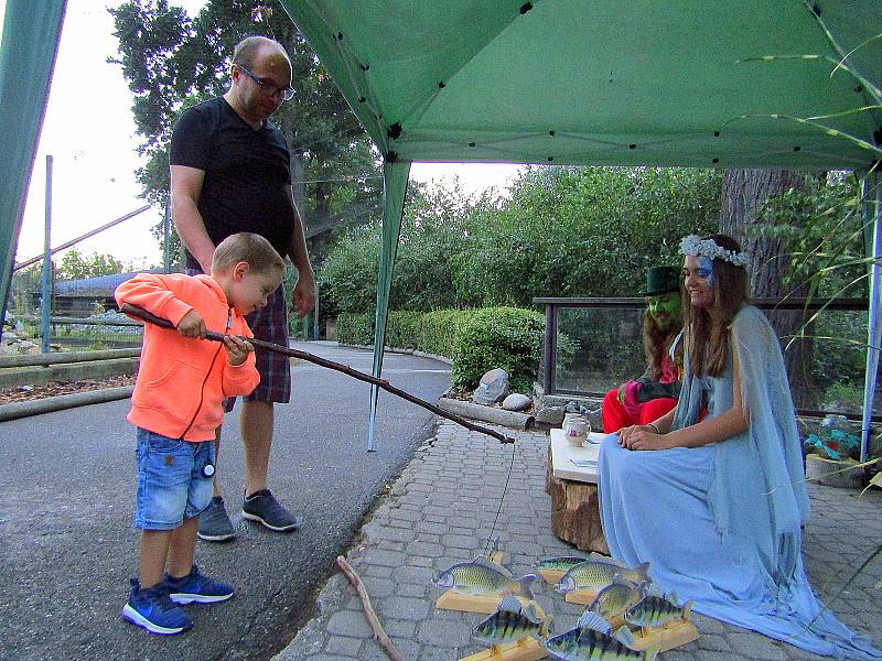 Večerní pohádková zoo přilákala desítky návštěvníků.