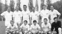 Fotbalisté Škody Č. Budějovice v srpnu 1968 v Hirzenheimu.