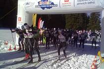 Na start třicetikilometrového závodu volnou technikou se postavilo devadesát závodníků. Třicítku klasicky absolvovalo 160 běžců na lyžích