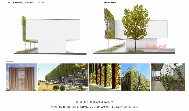 Vítězný návrh úprav na Pražské - Ellement Architects.