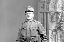Pekař Jaroslav Winkler v době, kdy rukoval na frontu první světové války.