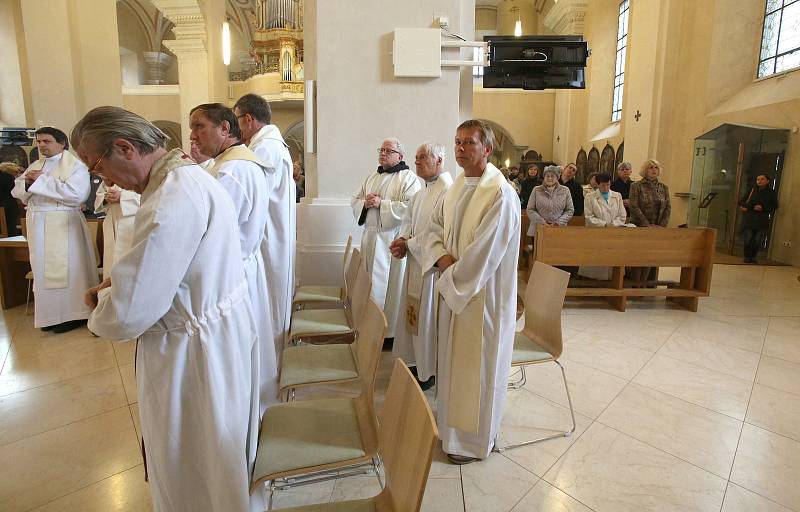 Socha Panny Marie Fatimské přicestovala za věřícími do Českých Budějovic.